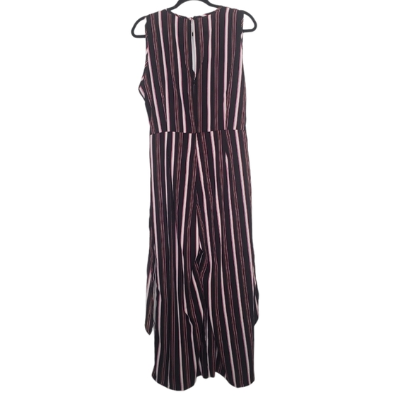 Angeleye London striped faux wrap jumpsuit 12 - Picture 2 of 7